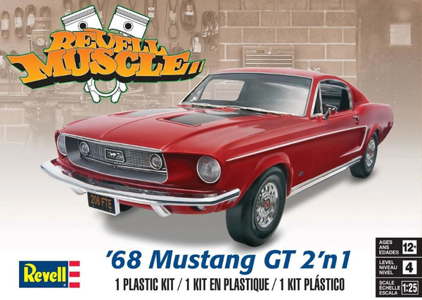 1/25 1968 Mustang GT (2 in 1)