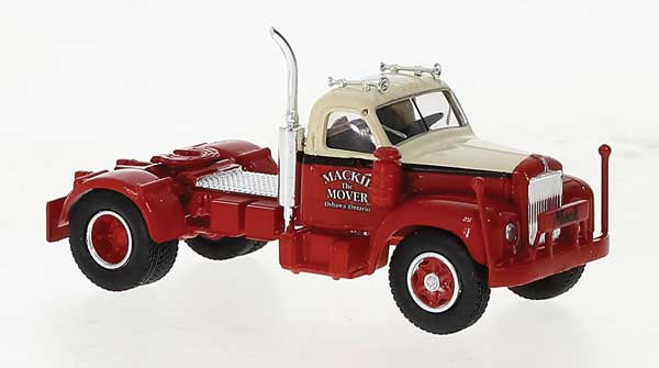 1953-1966 Mack B61 Tractor Only - Assembled -- Mackie the Mover (red, white)