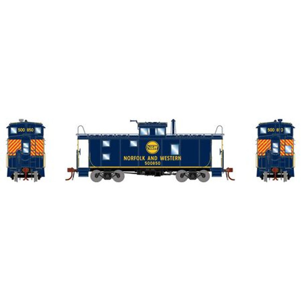 HO C-20 ICC Caboose with Lights, N&W #500850