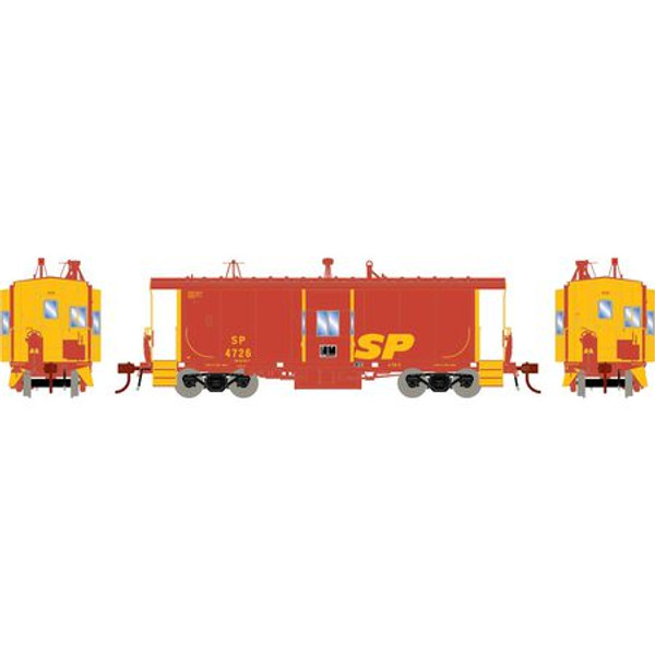 HO Bay Winow Caboose w/Lights/Sound, SP/Koda #4726