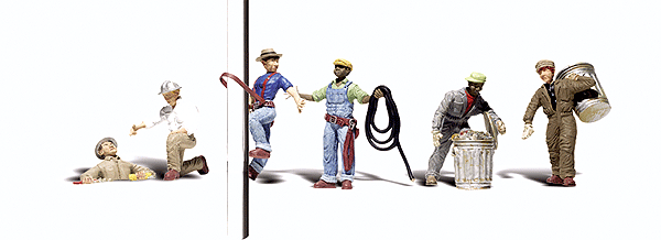 O Scenic Accents(R) Figures -- City Workers pkg(6)