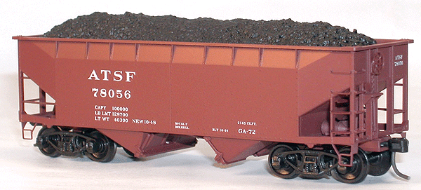 HO Magnetic Coal Load pkg(12) -- For Accurail 7700-Series Offset-Side Twin Hopper