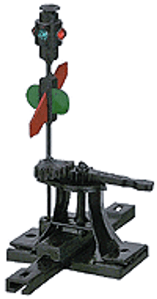 HO High-Level Switch Stand - Kit -- Sprung .190" Travel (Selectable End Fittings, Paintable Lantern & Targets)