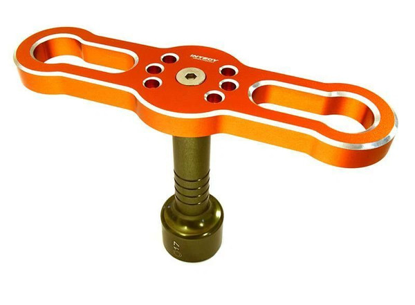 Integy Hex Socket Wrench for 17mm Hex Wheel Nut C28125ORANGE