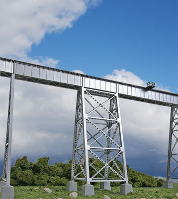 HO Steel Railroad Bridge Tower -- Kit