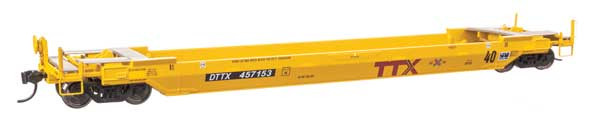 Gunderson Rebuilt All-Purpose 40' Well Car - Ready-To-Run -- DTTX (New Logo w/Railbox Logo) #457153