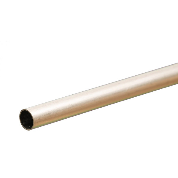 K & S Metals Round Aluminum Tube: 5/32" OD x 0.014" Wall x 12" Long