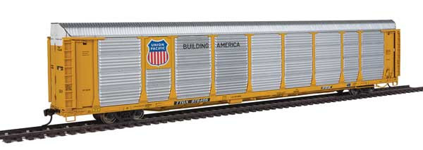 89' Thrall Bi-Level Auto Carrier - Ready To Run -- Union Pacific(R) Rack #21238, TTGX Flatcar #975405