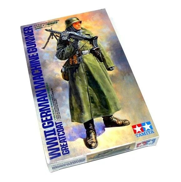 Tamiya Military Model 1/16 WW2 German Machine Gunner Figure