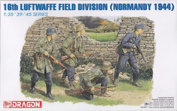 Dragon 1:35 16th Luftwaffe Field Division Normandy 1944 Figure Set