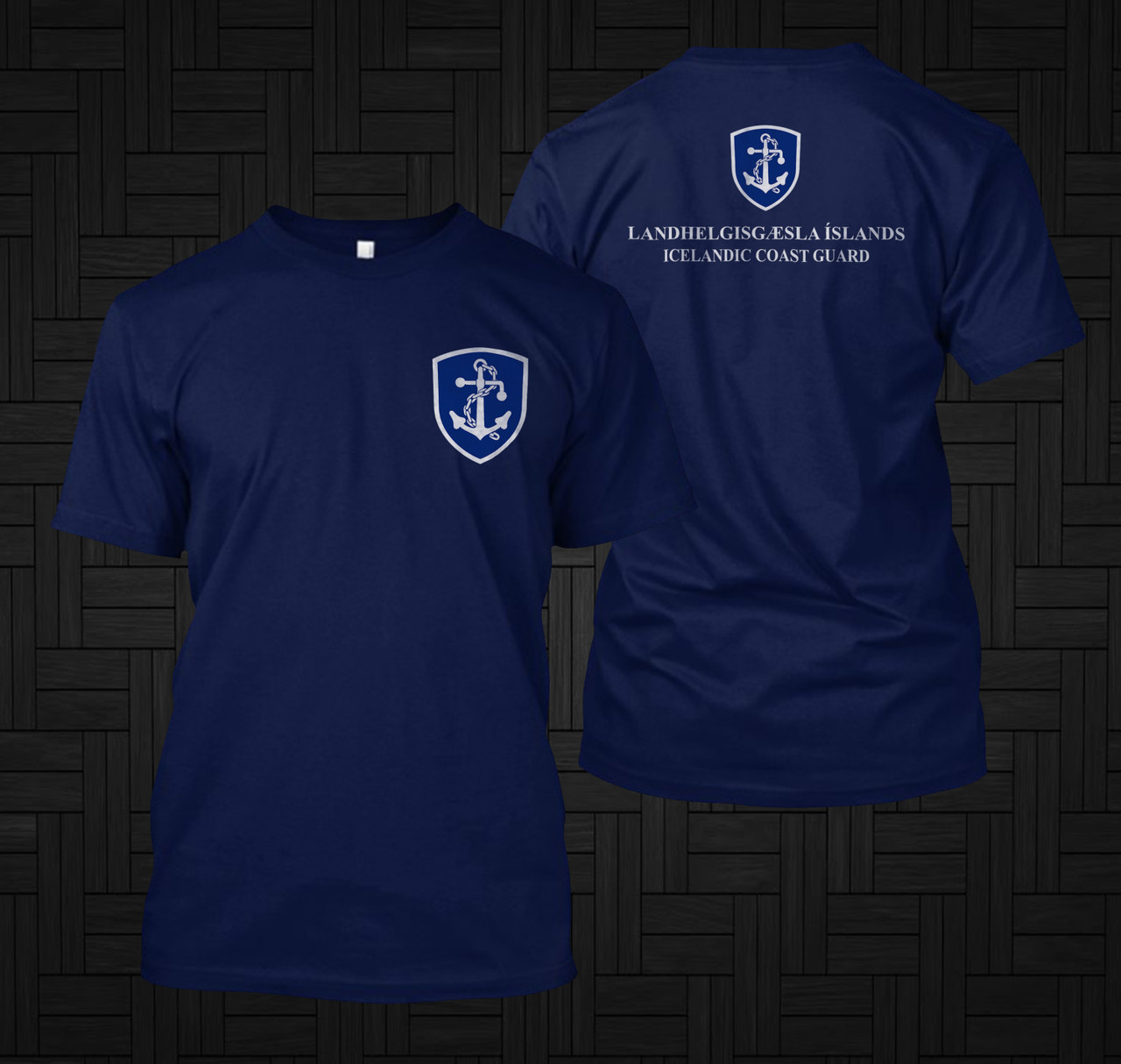 Gæslan Iceland Coast Guard Defense Force Navy Army Military T-shirt