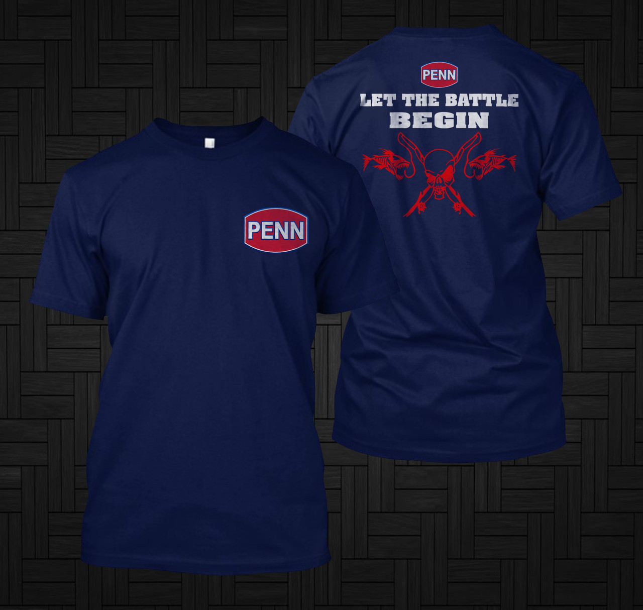 New Penn Reels Fishing ROd - Unisex T-Shirt Tee Size S-5XL - Contact Info