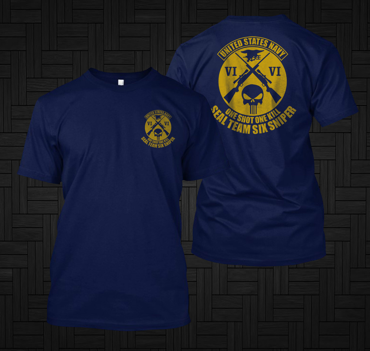 NEW Navy Seal Team Six Sniper - Unisex Tee Size S-5XL - Contact Info