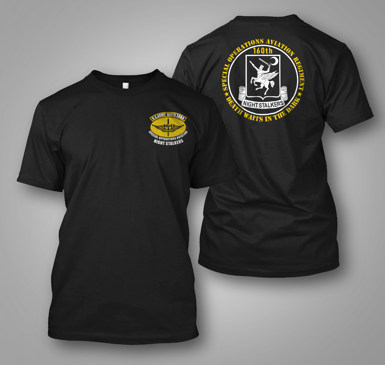 US Army 160th SOAR Night Stalker - Unisex Tee Size S-5XL - Contact