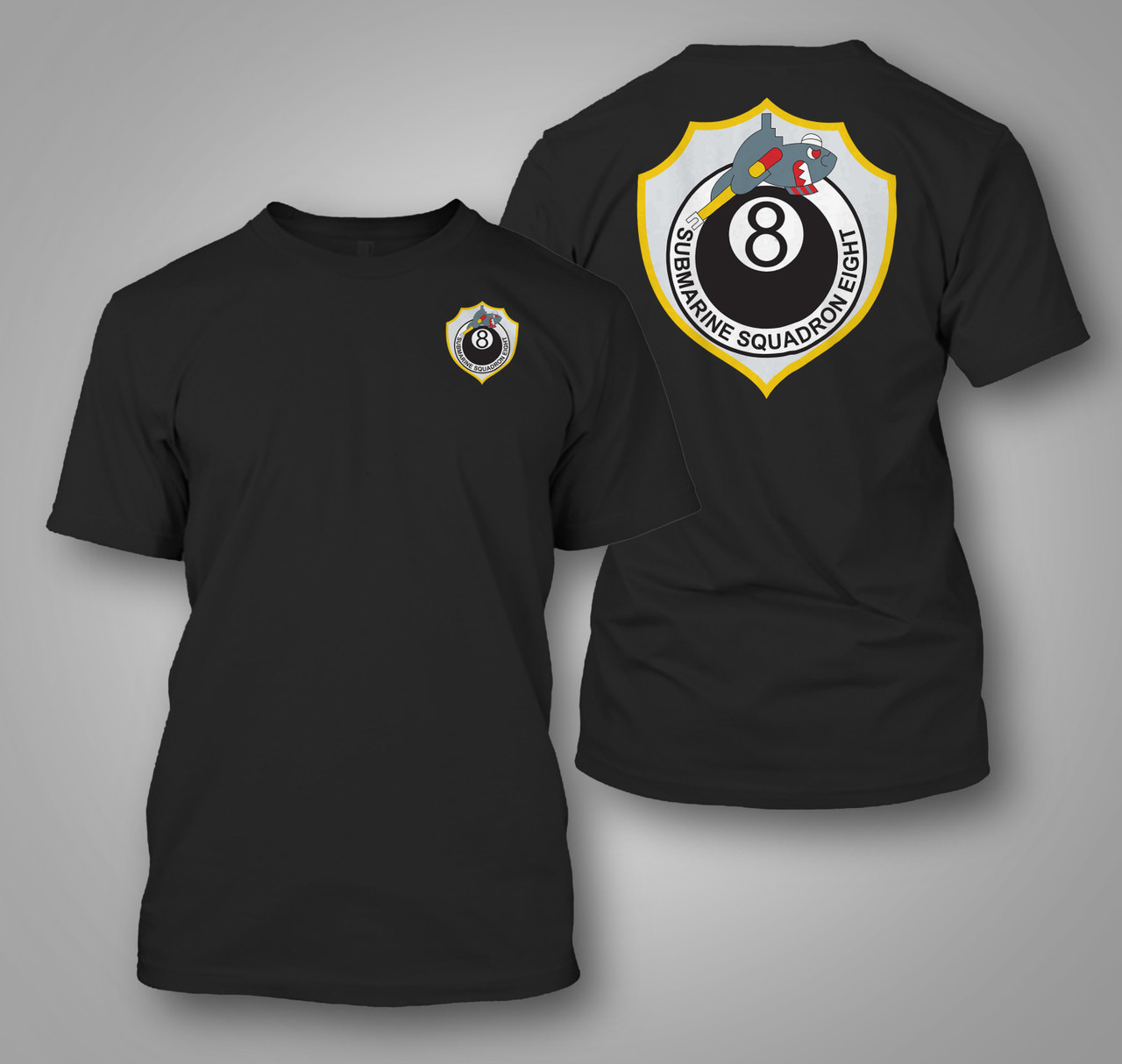 Submarine Squadron 8 T-Shirt | US Navy SUBRON 8 | Dejavain