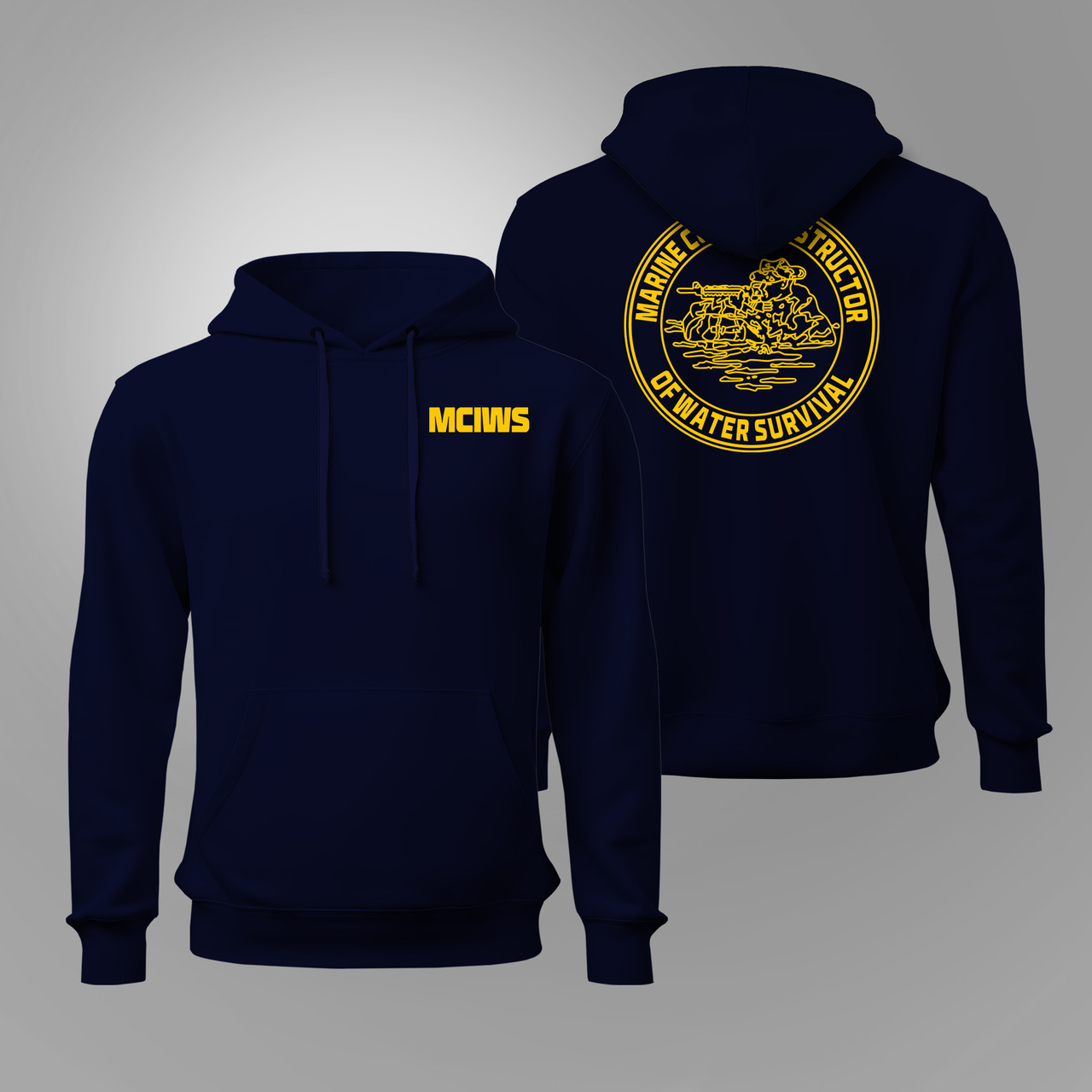 MCIWS Hoodie | Marine Water Survival School | Dejavain
