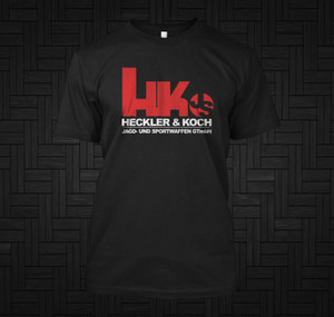 Heckler Koch Logo Black T-Shirt Heckler Koch Logo Black T-Shirt