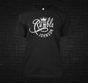 Anthony Rumble Johnson Black T-Shirt Anthony Rumble Johnson Black T-Shirt