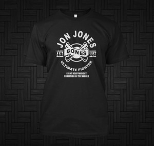 Jon Bones Jones 2 Black T-Shirt Jon Bones Jones 2 Black T-Shirt