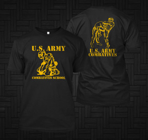 United States Army Combatives School Fort Benning Black T-shirt United States Army Combatives School Fort Benning Black T-shirt