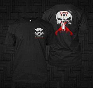 BLACKWATER ACAdemi Triple Canopy Skull Black T Shirt BLACKWATER ACAdemi Triple Canopy Skull Black T Shirt