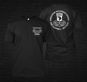 AIR ASSAULT 101 Airborne School SABALAUSKI Black T-Shirt AIR ASSAULT 101 Airborne School SABALAUSKI Black T-Shirt