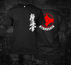 Kyokushin karate Black t shirt Kyokushin karate Black t shirt