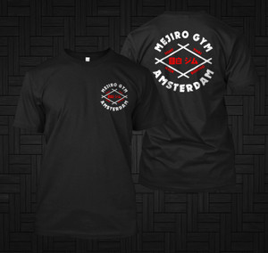 Mejiro Gym Amsterdam Dutch Kickboxing Muay Thai Rob Kaman Peter Aerts Black T-Shirt