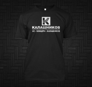 Kalashnikov Russia AK47 Black T-Shirt Kalashnikov Russia AK47 Black T-Shirt