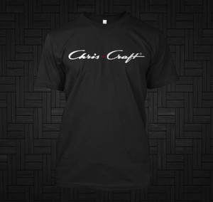 Chris Craft Boats Fishing Black T-Shirt Chris Craft Boats Fishing Black T-Shirt