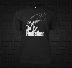 The Rodfather Fishing black T-Shirt The Rodfather Fishing black T-Shirt
