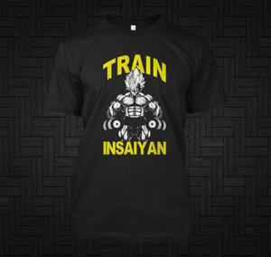 Train Insaiyan Black T-Shirt Train Insaiyan Black T-Shirt