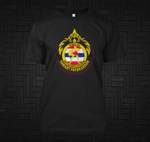 Samart Payakaroon  Muay Thai Boxing Legend Poptheeratham Samui Gym Black T-shirt