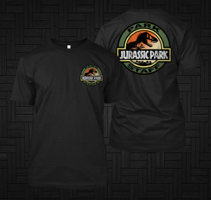 Jurassic Park Movie Park Staff Black T-Shirt Jurassic Park Movie Park Staff Black T-Shirt