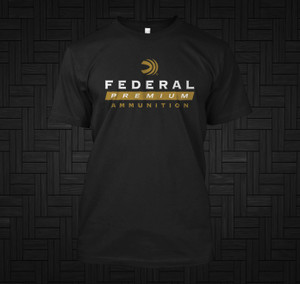 Federal Premium Ammunition Hunting Shooting Black T-Shirt Federal Premium Ammunition Hunting Shooting Black T-Shirt