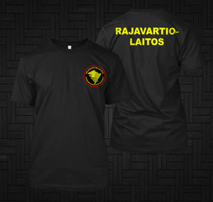 Finnish Border Guard Coast Guard Rajavartiolaitos Finland Military 2 Black T-shirt Finnish Border Guard Coast Guard Rajavartiolaitos Finland Military 2 Black T-shirt