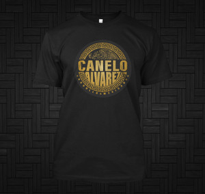 Canelo Alvarez Orgullo Mexicano Black T-Shirt Canelo Alvarez Orgullo Mexicano Black T-Shirt