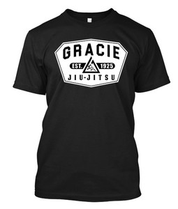 Gracie Jiu Jitsu Black T Shirts Gracie Jiu Jitsu Black T Shirts