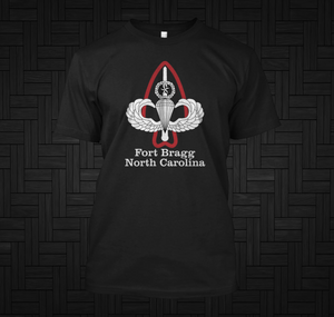 Fort Bragg Nort Carolina Black T-shirt Fort Bragg Nort Carolina Black T-shirt