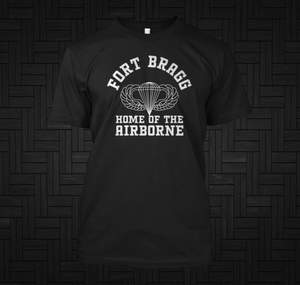 Fort Bragg Airborne Black T-shirt Fort Bragg Airborne Black T-shirt