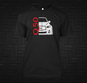 Q50 Infiniti Coupe Black T-Shirt Q50 Infiniti Coupe Black T-Shirt