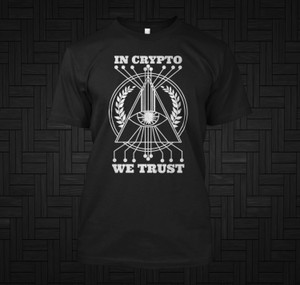 In Crypto We Trust Black T-Shirt In Crypto We Trust Black T-Shirt