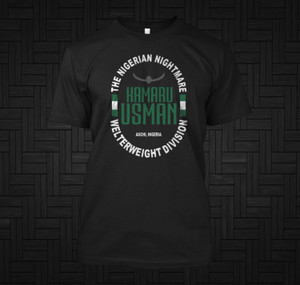 The Nigerian Nightmare Kamaru Usman Black T-Shirt The Nigerian Nightmare Kamaru Usman Black T-Shirt