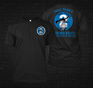 Navy SEAL Team Two DEVGRU Virginia Beach US Special Military Force Black Shirt Navy SEAL Team Two DEVGRU Virginia Beach US Special Military Force Black Shirt