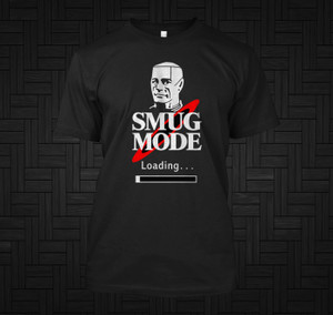 Smug Mode Smeg Head Red Dwarf Kryten Black T-Shirt Smug Mode Smeg Head Red Dwarf Kryten Black T-Shirt