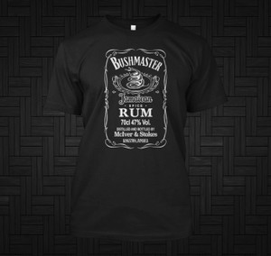 Bushmaster Rum Black T-Shirt Bushmaster Rum Black T-Shirt