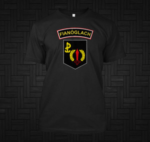 Irish Army Rangers Fianoglach Black T-Shirt Irish Army Rangers Fianoglach Black T-Shirt
