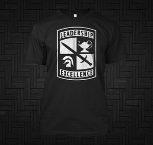 Army ROTC Crest Shield Logo Black T-Shirt Army ROTC Crest Shield Logo Black T-Shirt