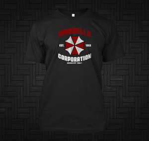 Umbrella corp Black est 1968 Raccon City Black T-Shirt Umbrella corp Black est 1968 Raccon City Black T-Shirt