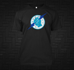 VFA-25 Fist of the Fleet Squadron Iceman Black T-Shirt VFA-25 Fist of the Fleet Squadron Iceman Black T-Shirt